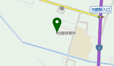 紫波町立古館保育所の地図画像