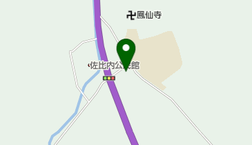 紫波町立佐比内保育所の地図画像