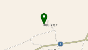 川舟保育所の地図画像