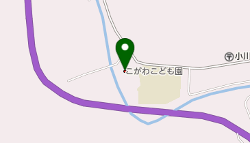 岩泉町立こがわこども園の地図画像