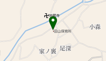 田山保育所の地図画像