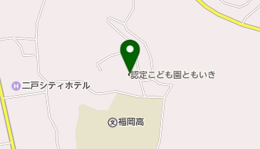 認定こども園ともいきの地図画像