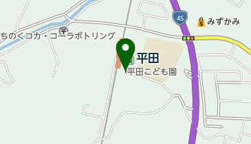 公私連携型保育所型認定こども園平田こども園の地図画像