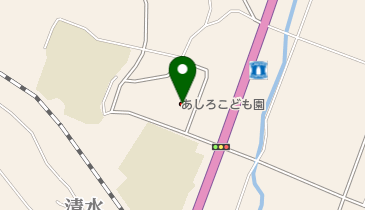 あしろこども園の地図画像