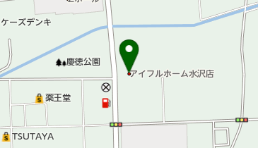 アイフルホーム水沢店の地図画像