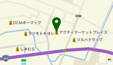 アクティマーケットプレイス遠野店の地図画像