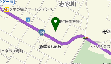 マルイチ中ノ橋通店の地図画像