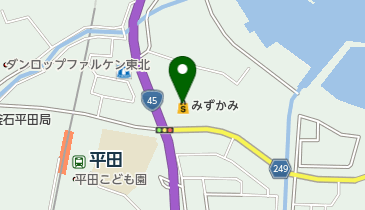 みずかみ平田店の地図画像