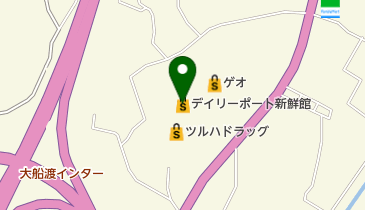 デイリーポート新鮮館大船渡店の地図画像