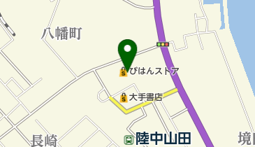 びはんストアオール店の地図画像