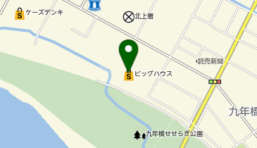 スーパーアークス北上店の地図画像