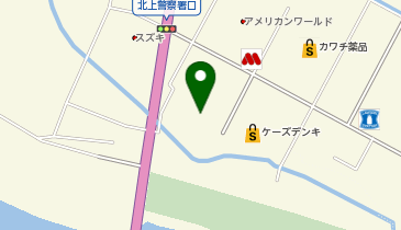 マルイチ北上店の地図画像