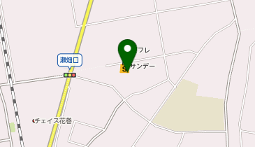 サンデー花巻店の地図画像