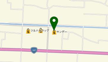 サンデー北上江釣子店の地図画像