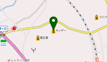 サンデー種市店の地図画像