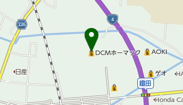 DCM水沢店の地図画像