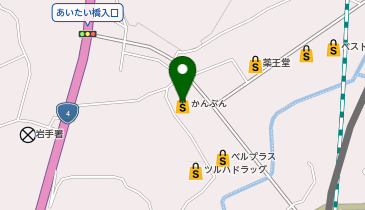 ホームセンターかんぶん岩手町店の地図画像