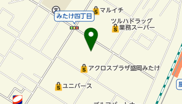 プロノ盛岡みたけ店の地図画像