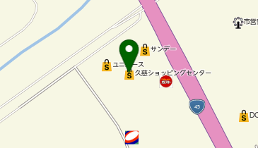 久慈ショッピングセンターの地図画像