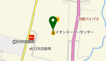 イオン盛岡渋民ショッピングセンターの地図画像