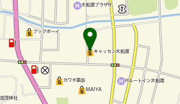 キャッセン大船渡の地図画像