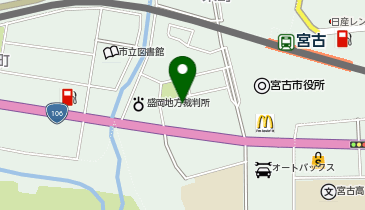 マックハウス宮古店の地図画像