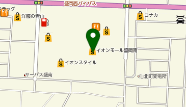 ライトオンイオンモール盛岡南店の地図画像
