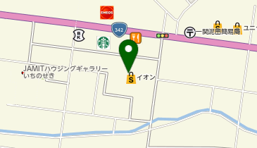 ハニーズ一関イオン店の地図画像