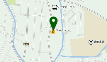 ワークマンプラス盛岡滝沢店の地図画像