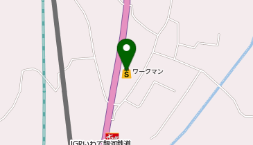 ワークマンプラス二戸店の地図画像