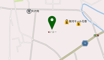 マックハウス銀河モール花巻店の地図画像