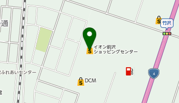ハニーズ前沢店の地図画像
