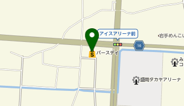ベビー・子供用品バースデイ盛岡中央店の地図画像