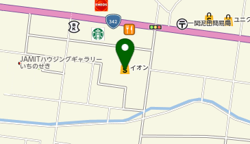 ミキハウスしみずイオン一関店の地図画像