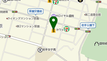 ミキハウス盛岡川徳店の地図画像