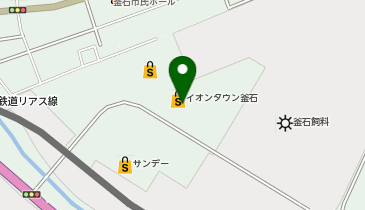 ハニーズ釜石店の地図画像