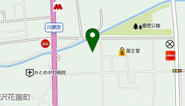 ジーユー水沢店の地図画像