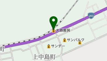 大森書房の地図画像