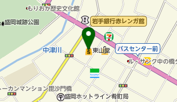 (株)東山堂の地図画像