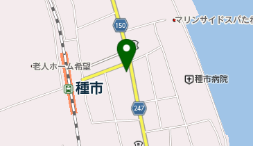 (有)種市書店の地図画像