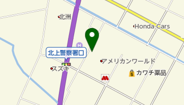 アメリカンワールドブックスアメリカン北上店の地図画像