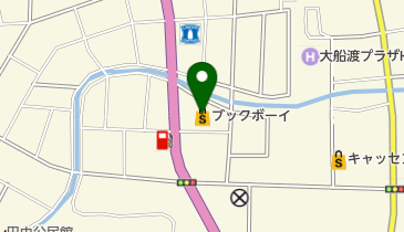 ブックボーイ大船渡店の地図画像