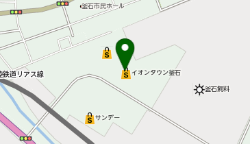 ダイソーイオンタウン釜石店の地図画像