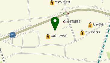 シュー・プラザ一関中里店の地図画像