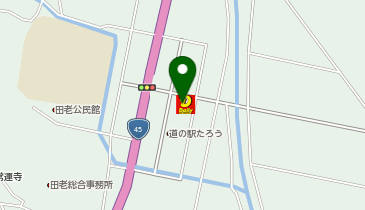 ニューヤマザキデイリーストア道の駅たろう店の地図画像