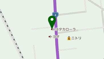 トヨタカローラ南岩手奥州店の地図画像