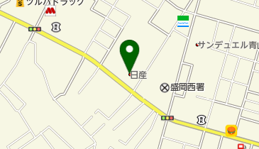 岩手日産盛岡青山店の地図画像