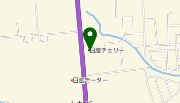 日産チェリー岩手北上店の地図画像