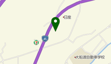 日産部品岩手販売大船渡営業所の地図画像