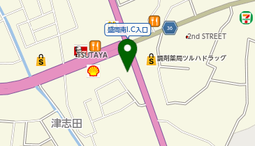 ホンダドリーム盛岡の地図画像
